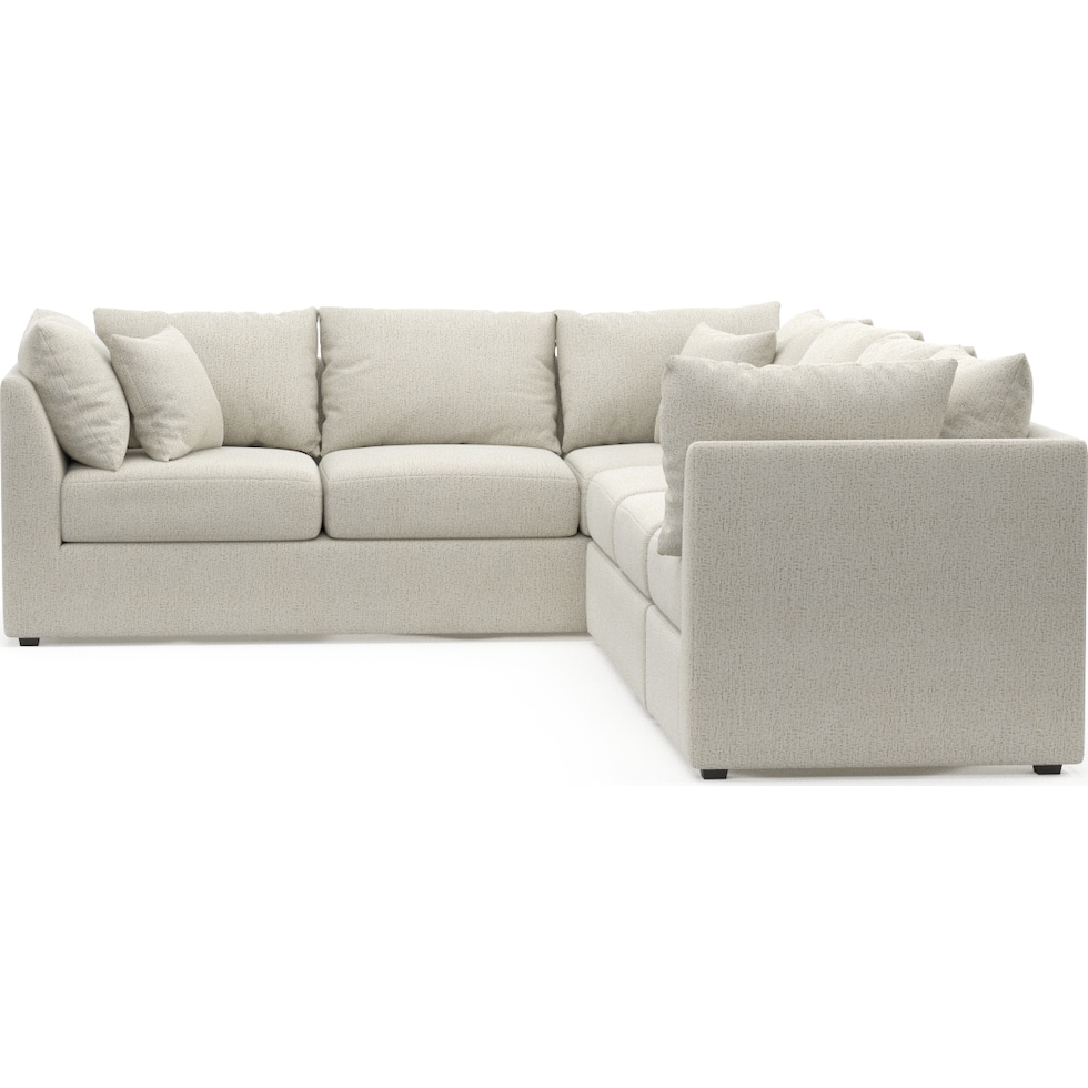 nest white sectional   