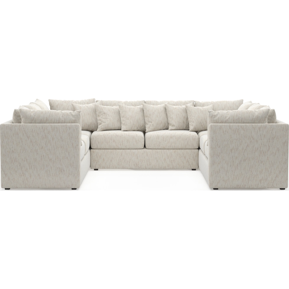 nest white sectional   