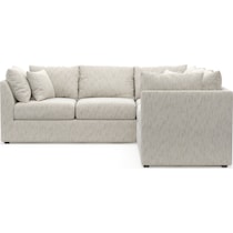 nest white sectional   