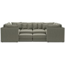 nest white sectional   