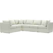 nest white sectional   