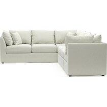 nest white sectional   