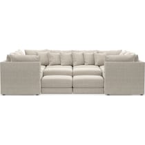 nest white sectional   