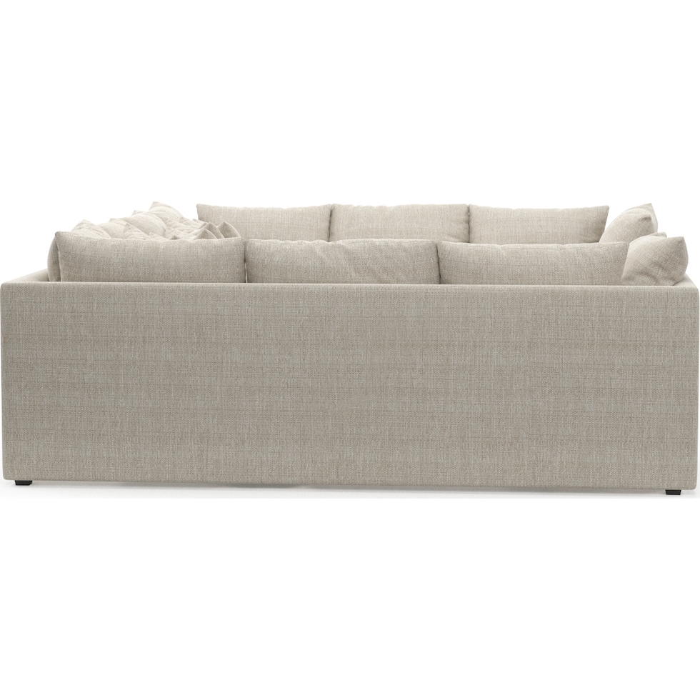 nest white sectional   