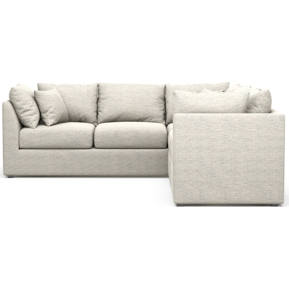 nest white sectional   