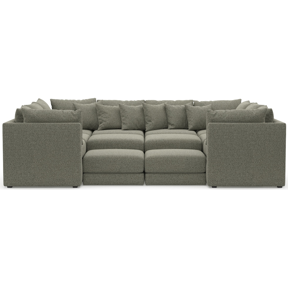 nest white sectional   