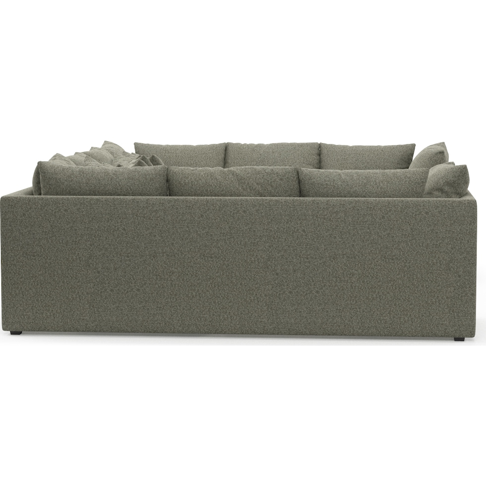 nest white sectional   