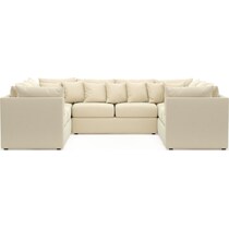 nest white sectional   