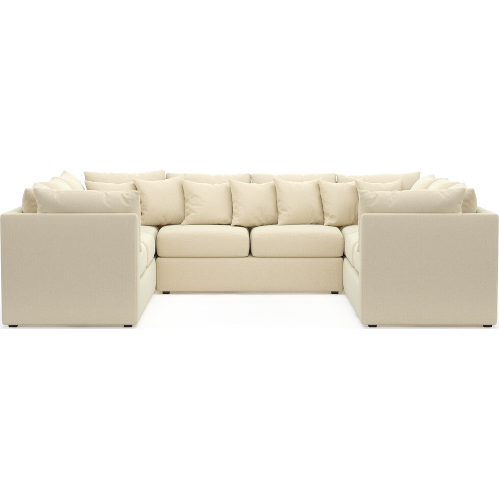 nest white sectional   