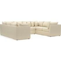 nest white sectional   