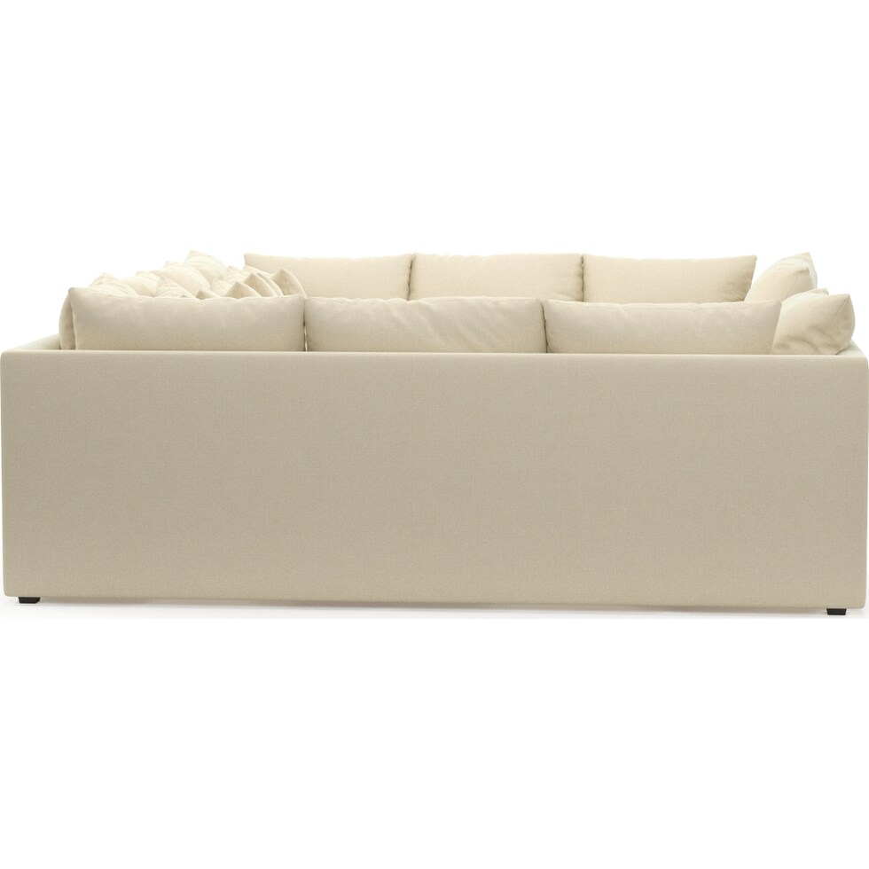 nest white sectional   