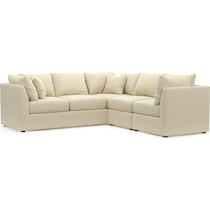 nest white sectional   