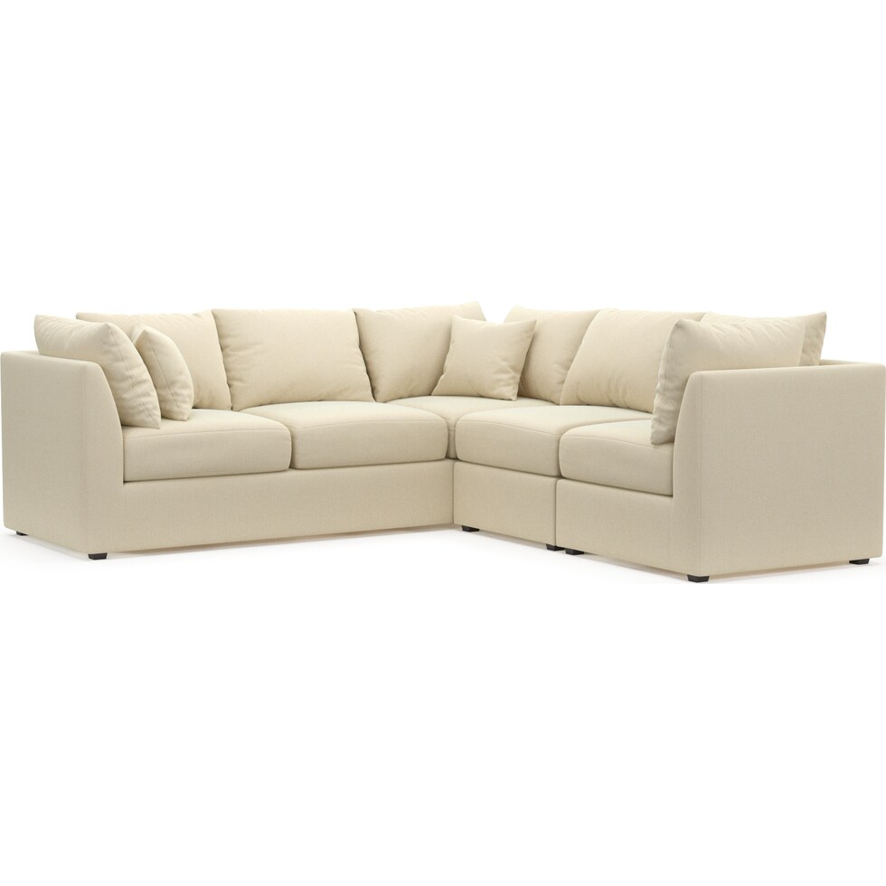 nest white sectional   