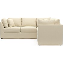 nest white sectional   