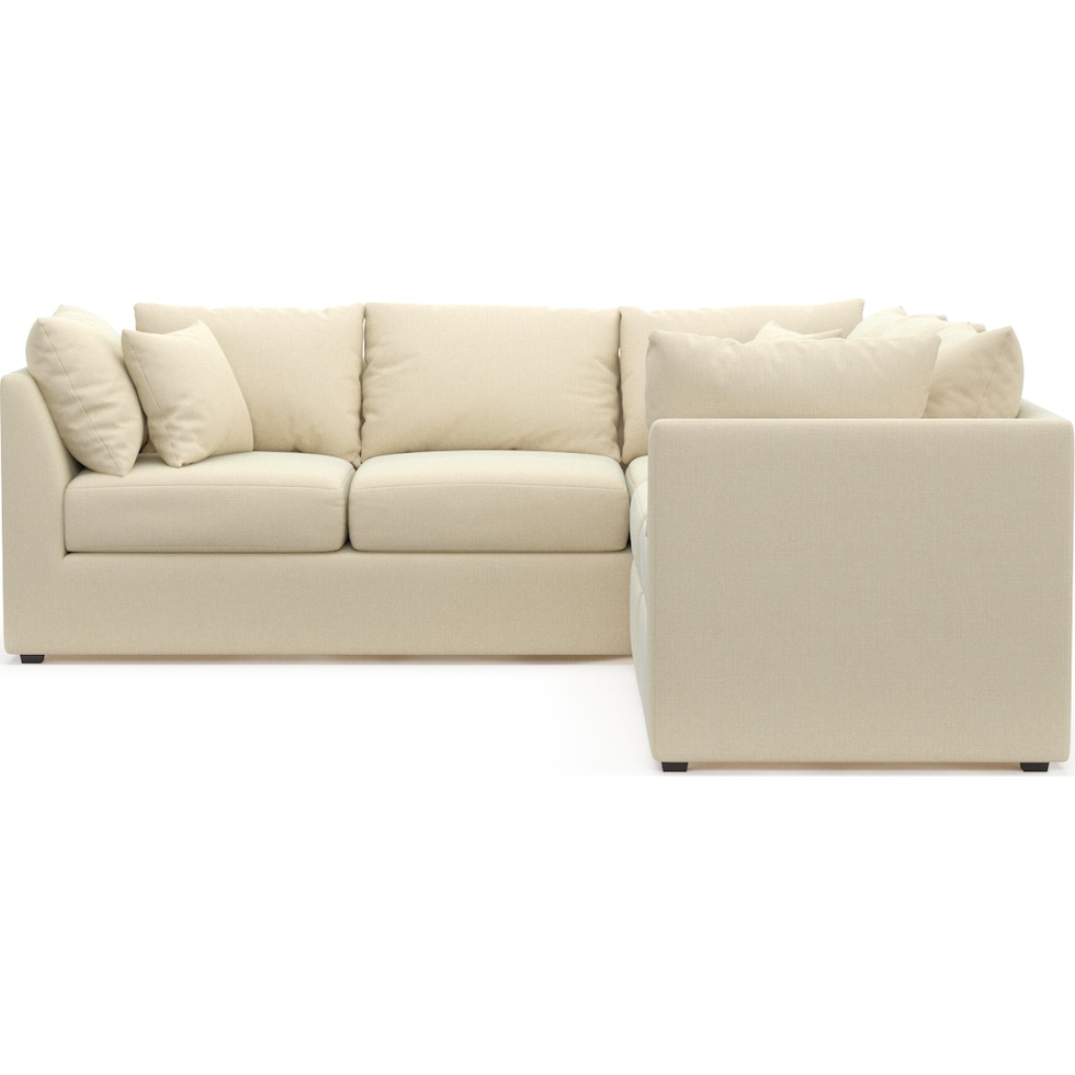 nest white sectional   