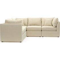 nest white sectional   