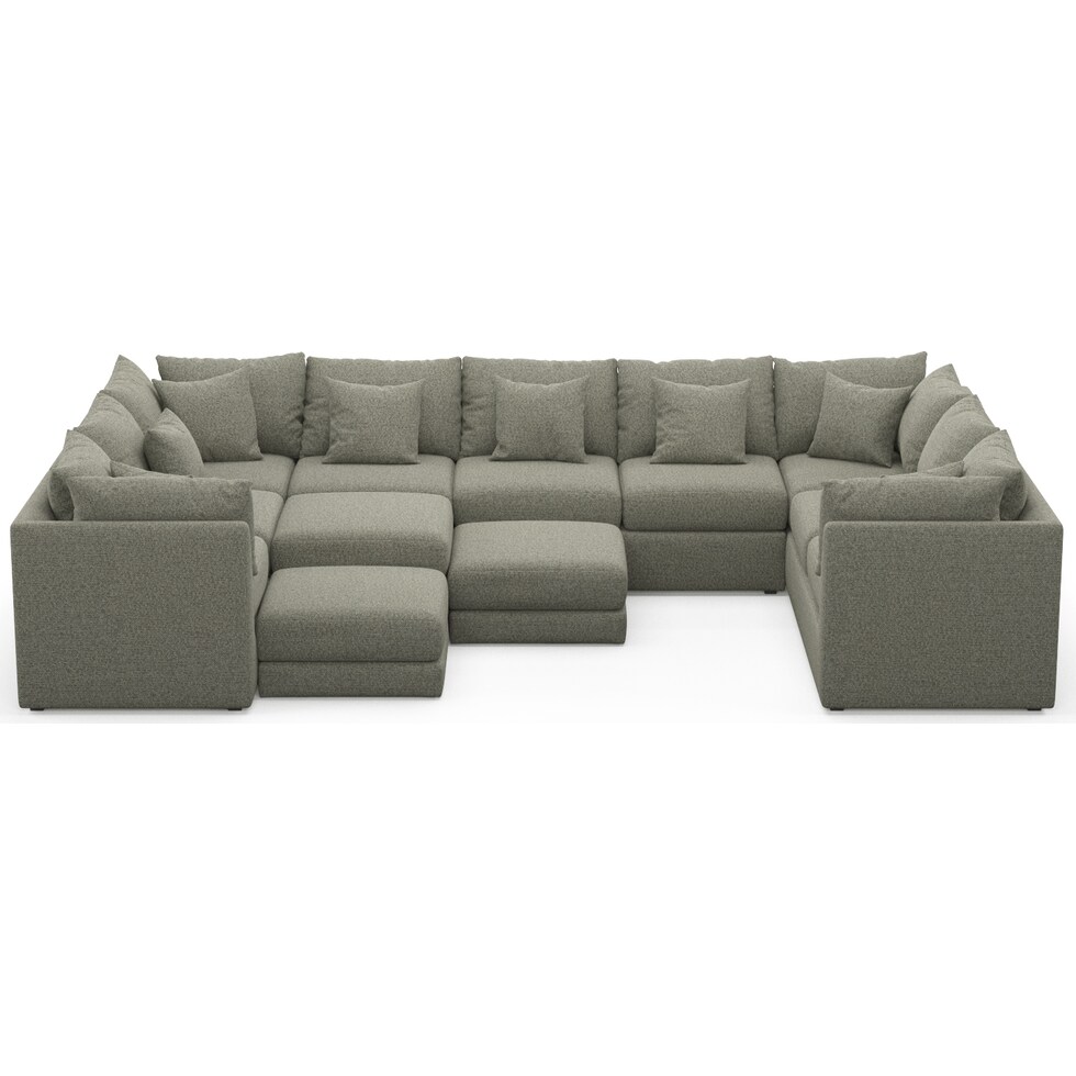 nest white sectional   