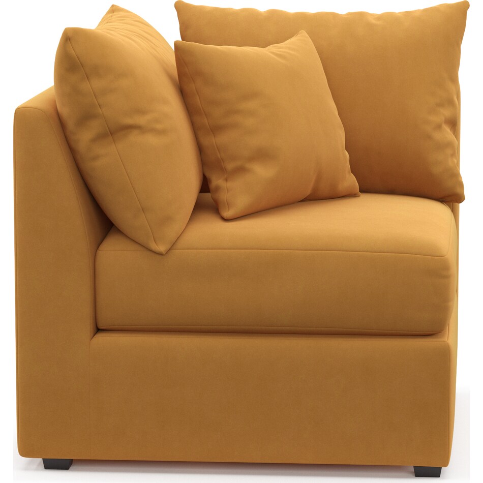 nest yellow corner chair   