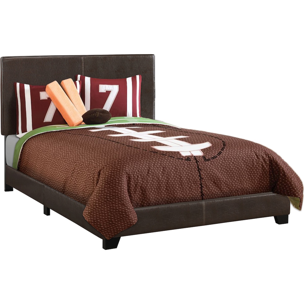 nettie dark brown full bed   