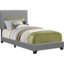 nettie gray twin bed   