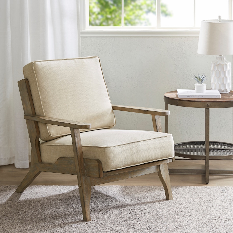 Sylvain Accent Chair Natural American Signature Furniture