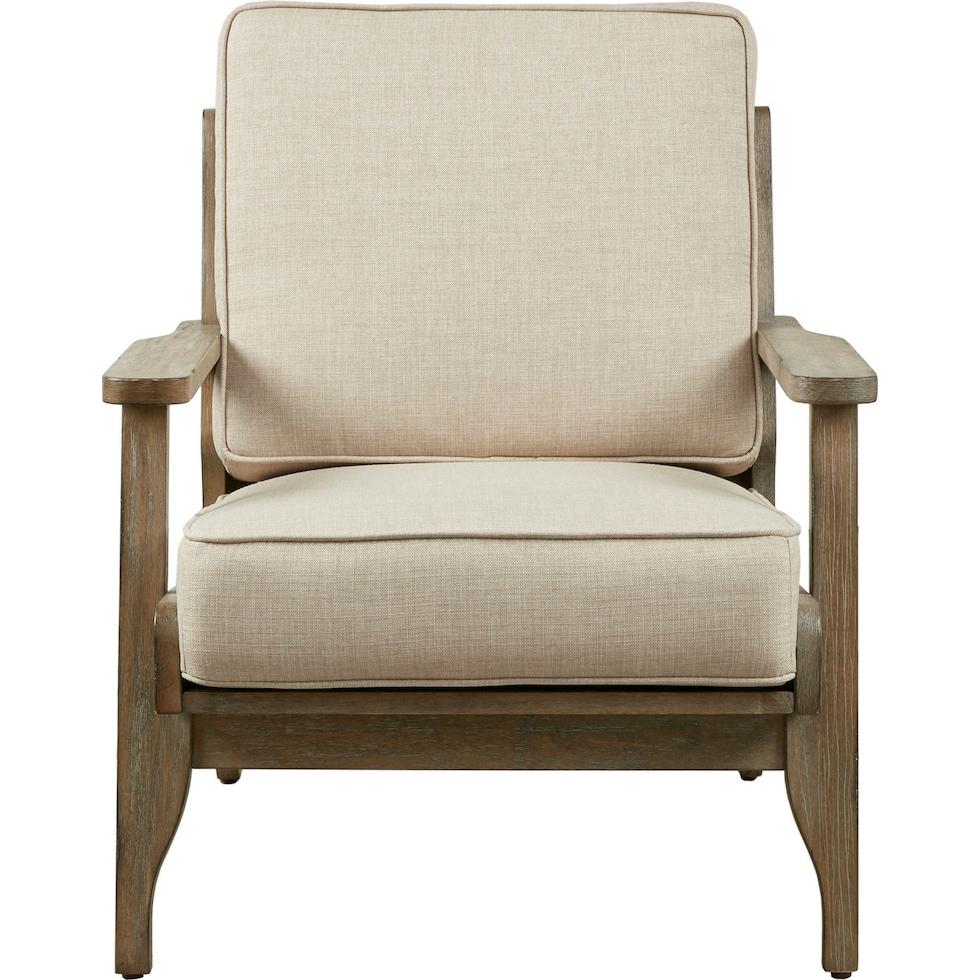 neutral accent chair   