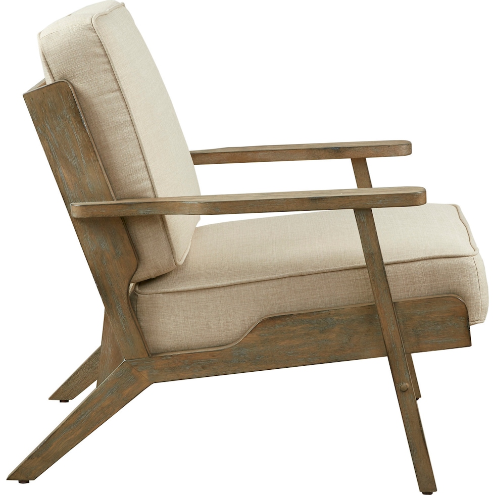 neutral accent chair   