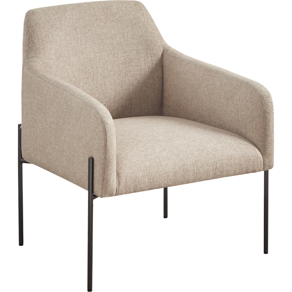 neutral accent chair   