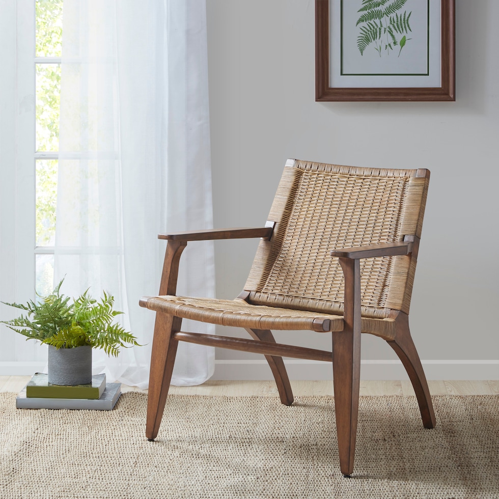 neutral accent chair   