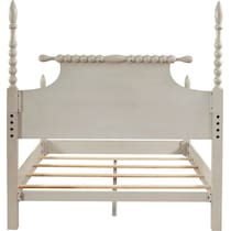 neutral queen bed   