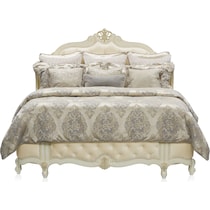 neutral queen bedding set   