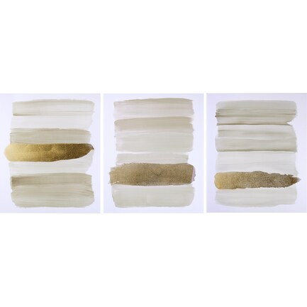 Prescott 3-Piece Wall Art Set - Taupe