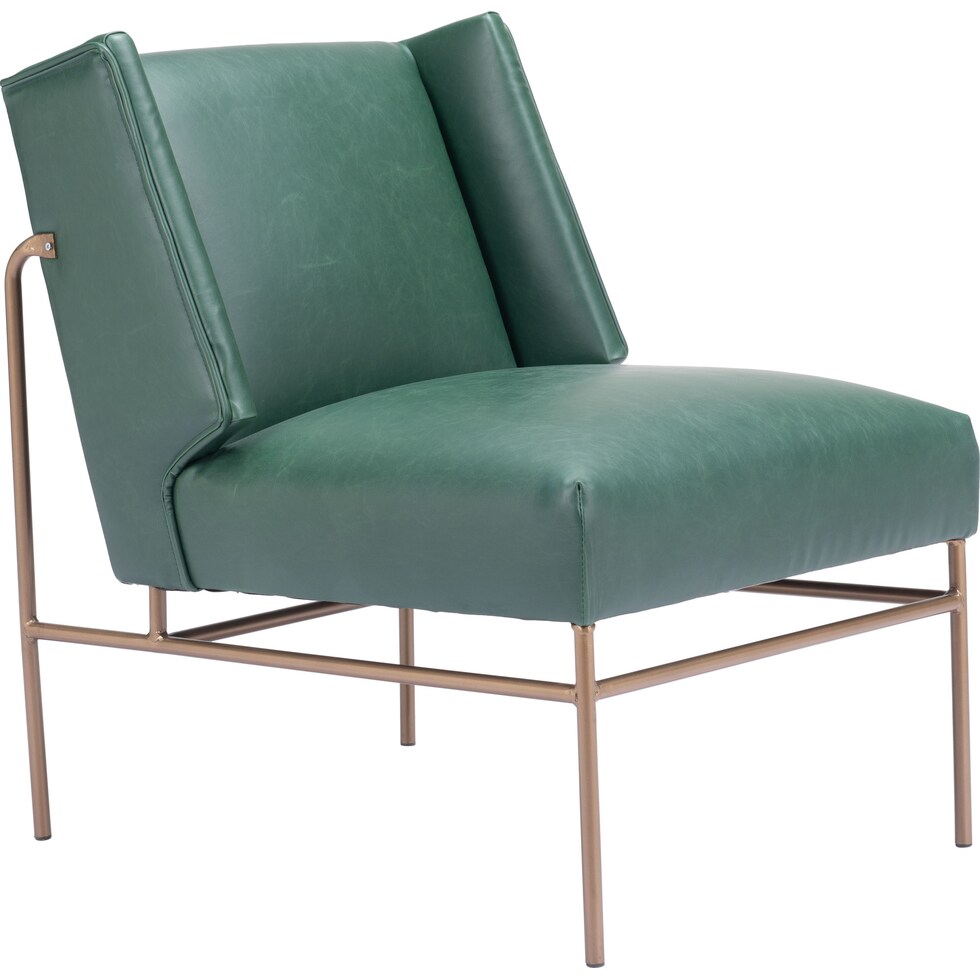 neville green accent chair   