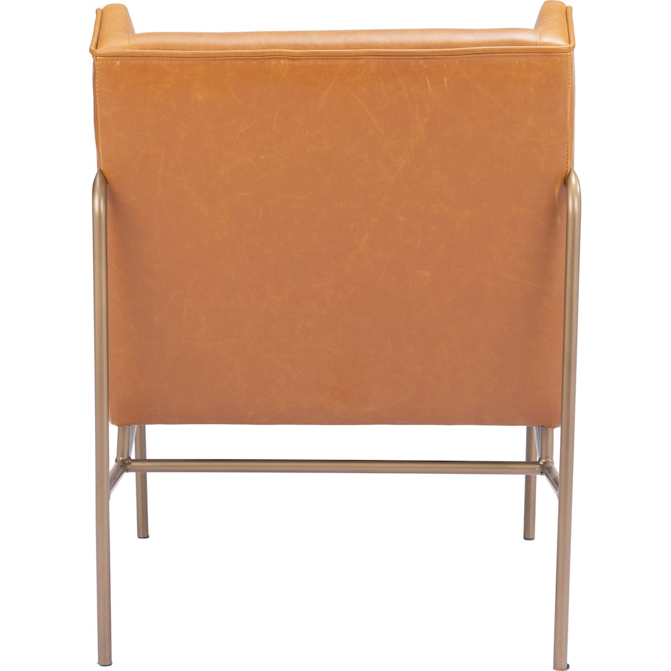 neville light brown accent chair   