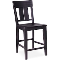 new haven ch black counter height stool   