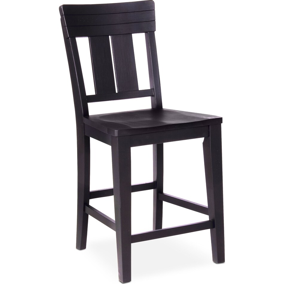 new haven ch black counter height stool   