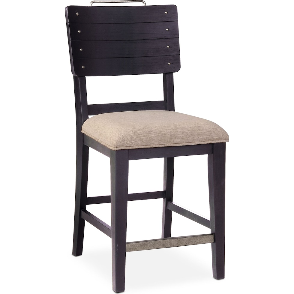 new haven ch black counter height stool   