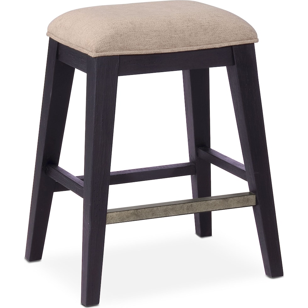 new haven ch black counter height stool   