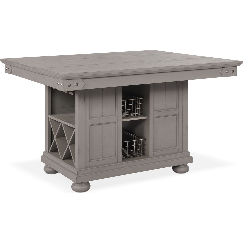 new haven ch gray kitchen island   