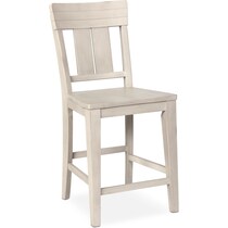 new haven ch white counter height stool   
