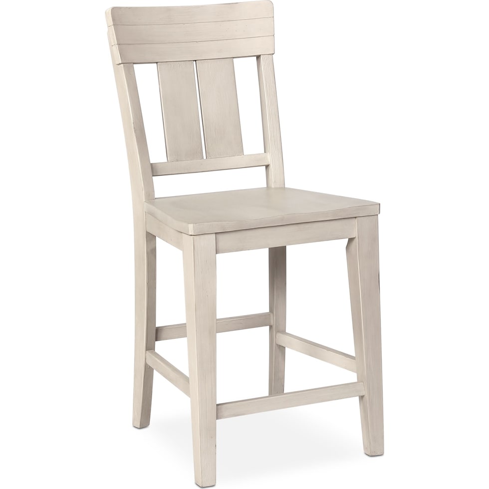 new haven ch white counter height stool   
