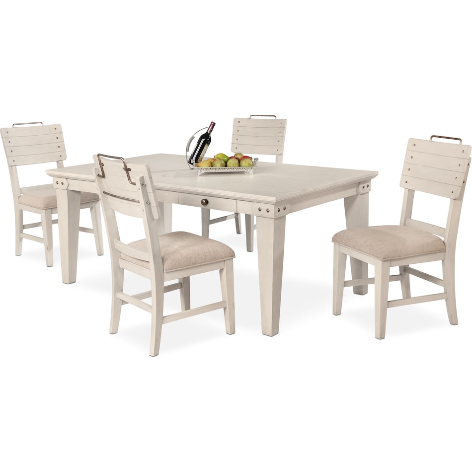 new haven white  pc dining room   