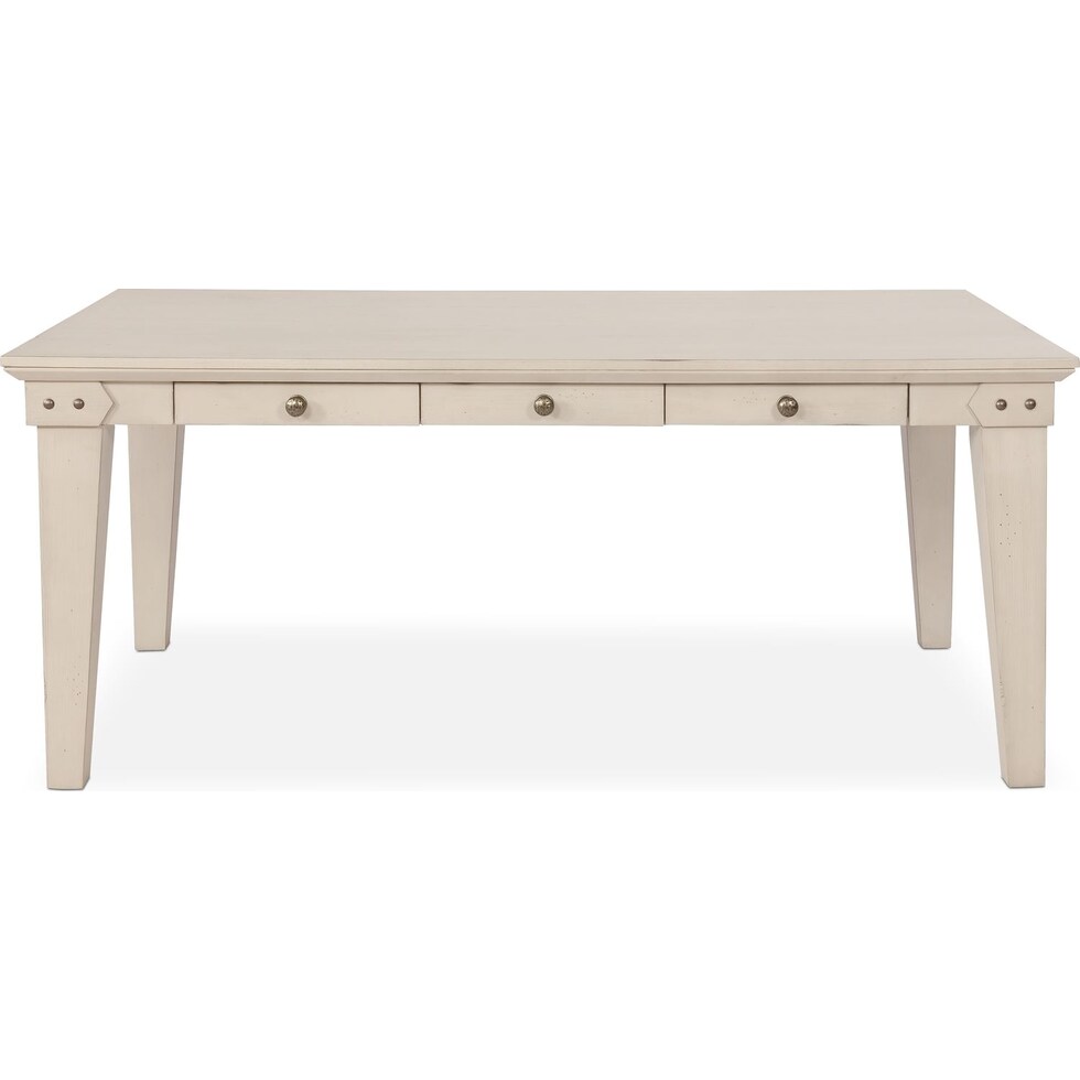 new haven white dining table   