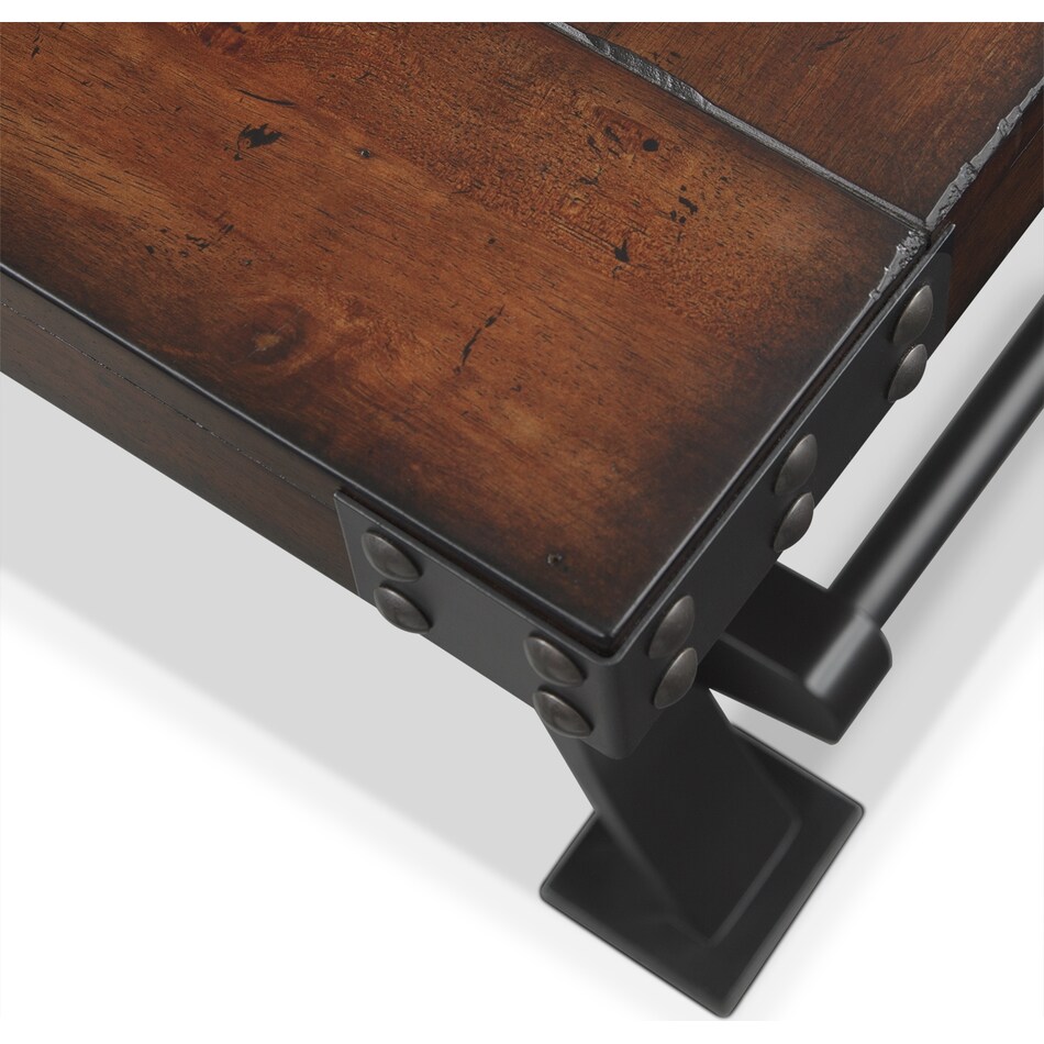 Newcastle CounterHeight Dining Table and 6 Stools Mahogany