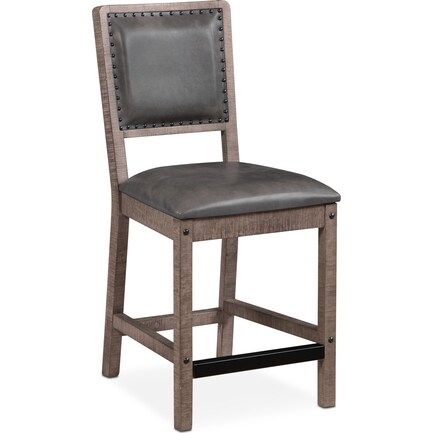Newcastle Counter-Height Dining Chair - Gray