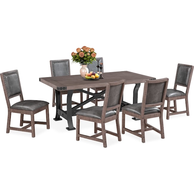 Dining Room Furniture - Newcastle Dining Table and 6 Side Chairs