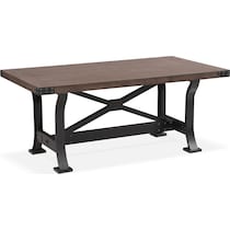 newcastle standard height gray dining table   