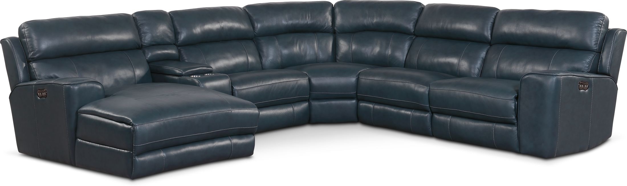 leather reclining sectional with chaise lounge