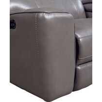 newport gray recliner   