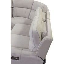 newport gray sectional   